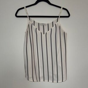 Aritzia Babaton Black and White Striped Camisole